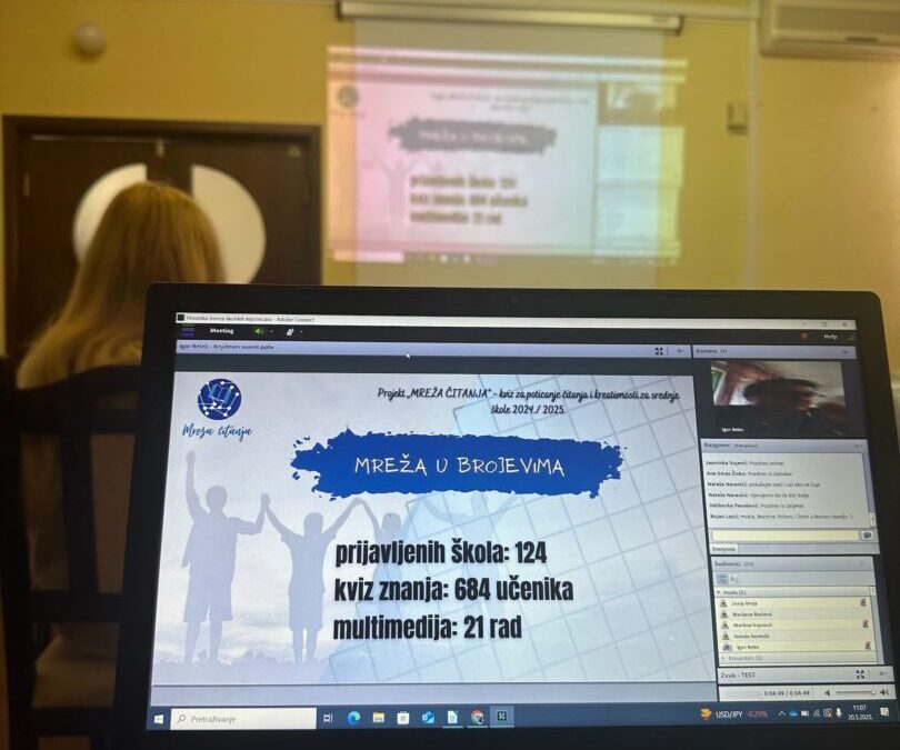 Održana nacionalna razina natjecanja ,,Mreža čitanja”!