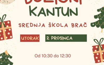 Učenička zadruga na Božićnom kantunu