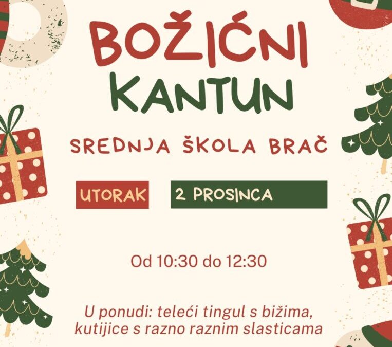 Učenička zadruga na Božićnom kantunu